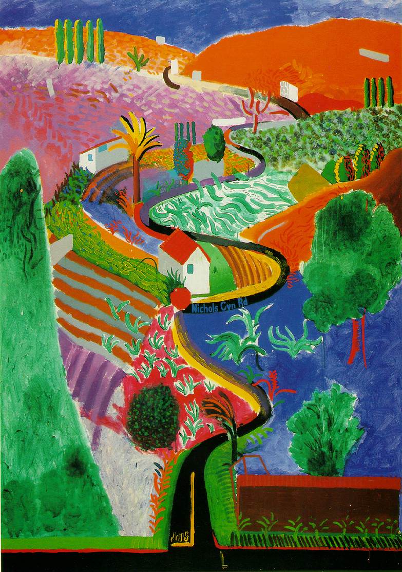 david hockney nichols canyon