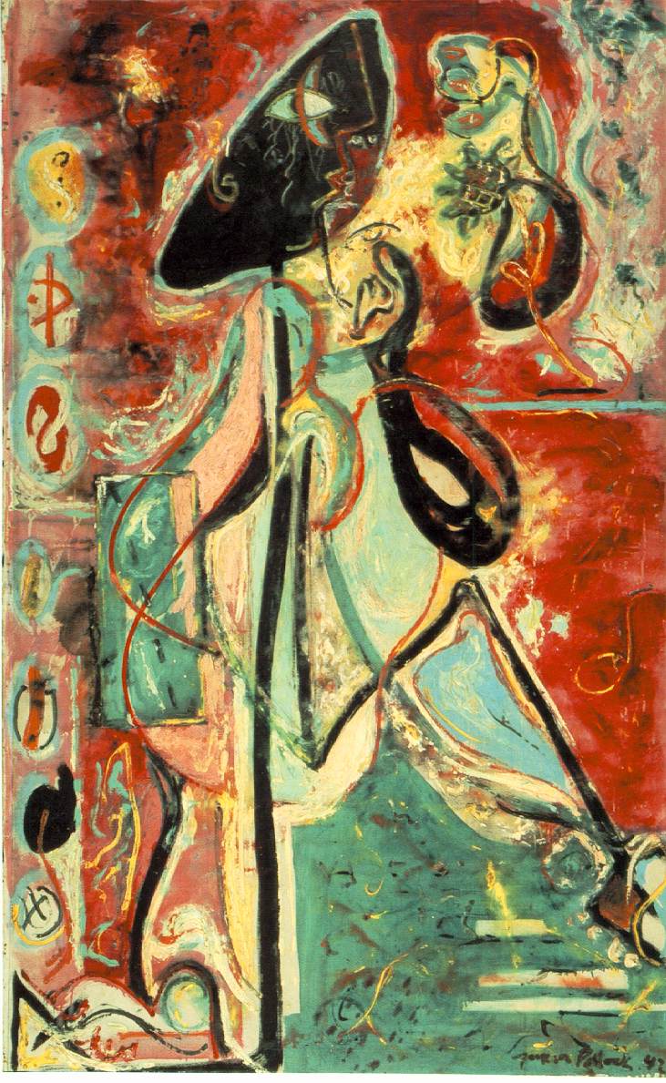 Jackson Pollock Moon Woman